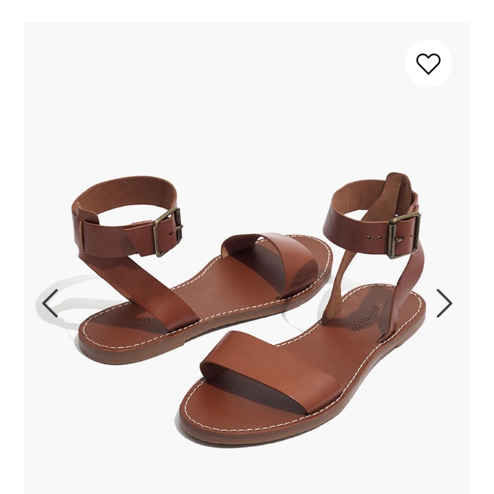 Madewell leather sandal - Boardwalk Ankle Strap